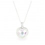 Колие с Кристали Сваровски/Swarovski Heart, Crystal AB